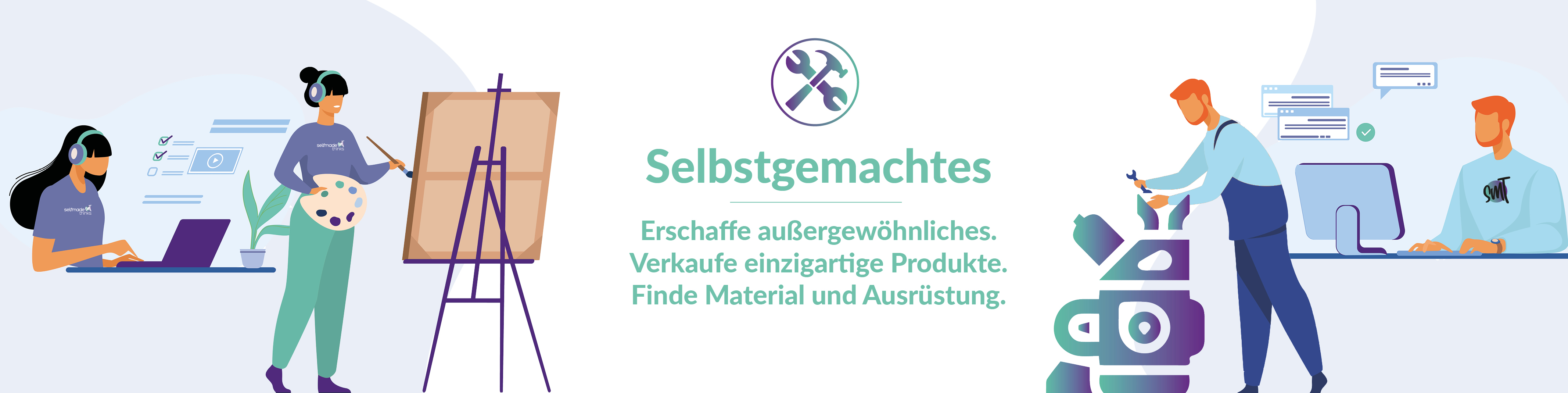 Selbstgemachtes - Erschaffe außergewöhnliches. Verkaufe einzigartige Produkte. Finde Material & Ausrüstung.