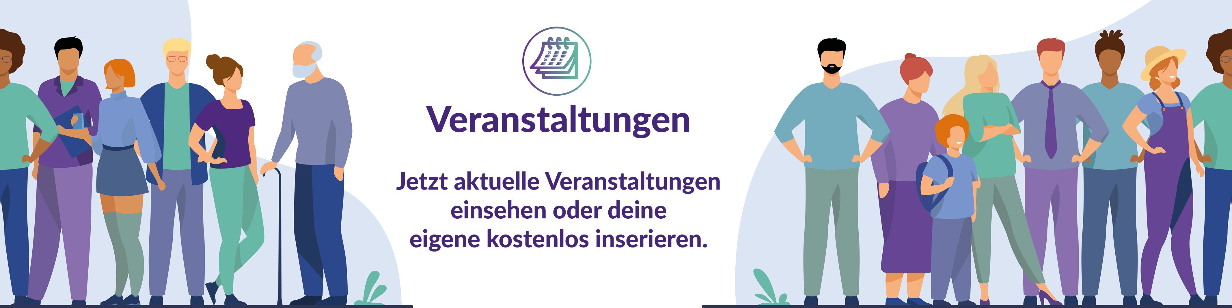 Jetzt aktuelle Veranstaltungen einsehen oder deine eigene kostenlos inserieren.
